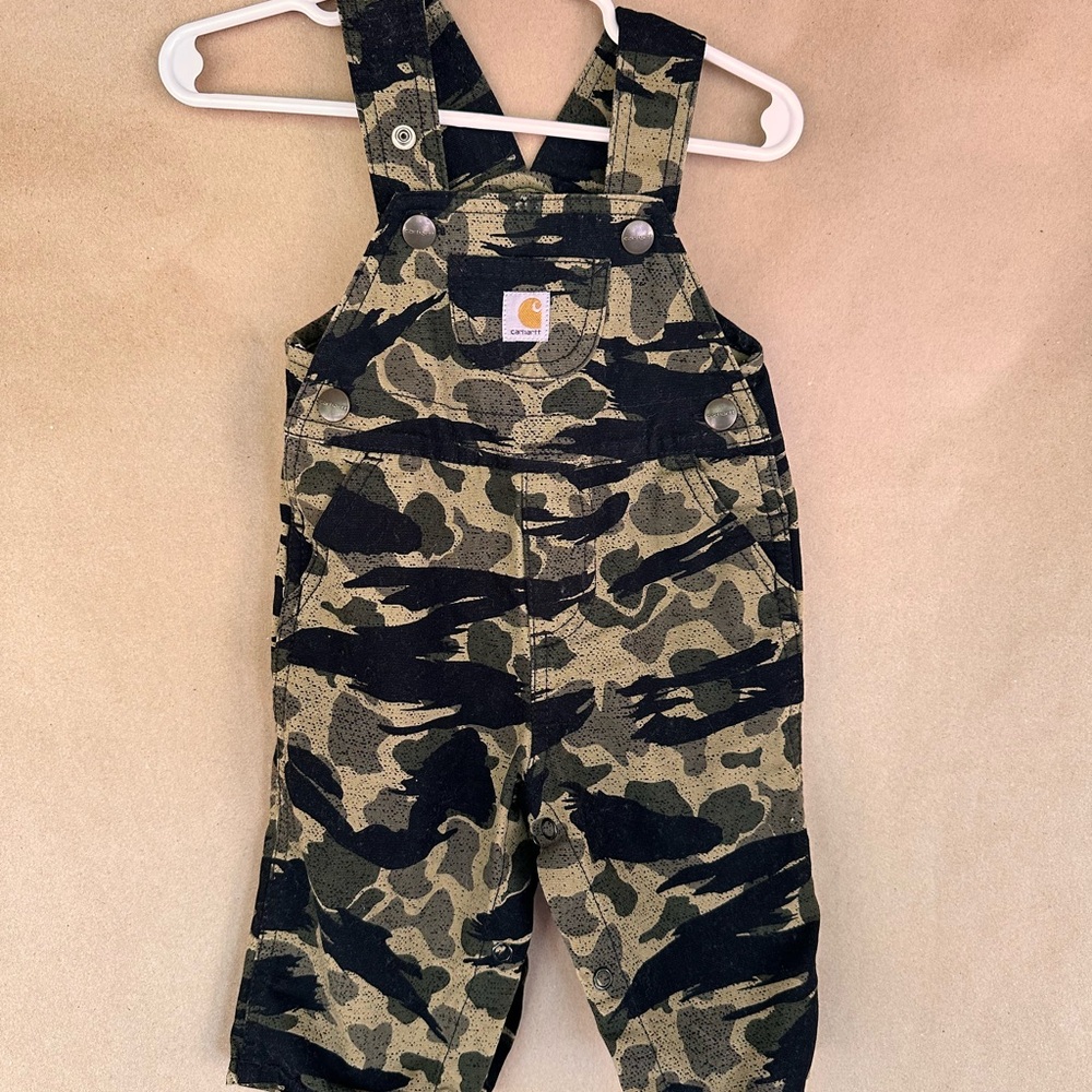 9M baby boy carhartt overalls